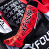 Mono XFour Adulto Rojo Flúor, Blanco y Negro – Protección y estilo en circuito Mono XFour Adulto Rojo Flúor, Blanco y Negro – Protección y estilo en circuito