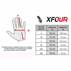 Guantes Asfalto Blanco/Negro Adulto | Protección y agarre para moto
