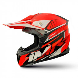 Casco niño IMR MX Evolution naranja flúor