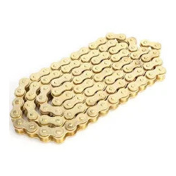 Cadena 420 Dorada de 104 Eslabones – Estilo y Rendimiento para tu Pit Bike