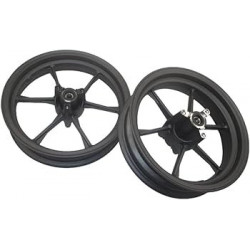 Juego de Llantas 12" para Pit Bike – 3 Agujeros | Delantera 2.50 y Trasera 3.00