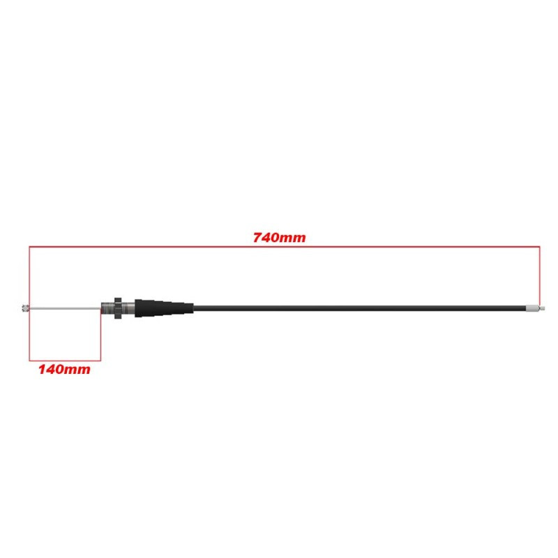 Cable acelerador 74 cm GP10/Moto 5 – Tipo Domino Cable acelerador 74 cm GP10/Moto 5 – Tipo Domino