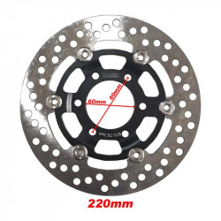 DISCO FRENO 220mm FLOTANTE MIR LLANTA ULTRALIGERA