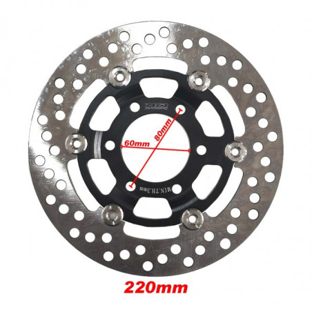 DISCO FRENO 220mm FLOTANTE MIR LLANTA ULTRALIGERA