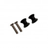 Diábolos de Aluminio Negros (2 uds) | Soporte Caballete Diábolos de Aluminio Negros (2 uds) | Soporte Caballete