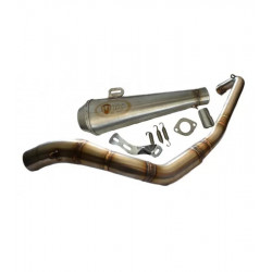 Escape PROTOS TurboKit MIN27 para Pitbike – Sonido y Rendimiento Racing