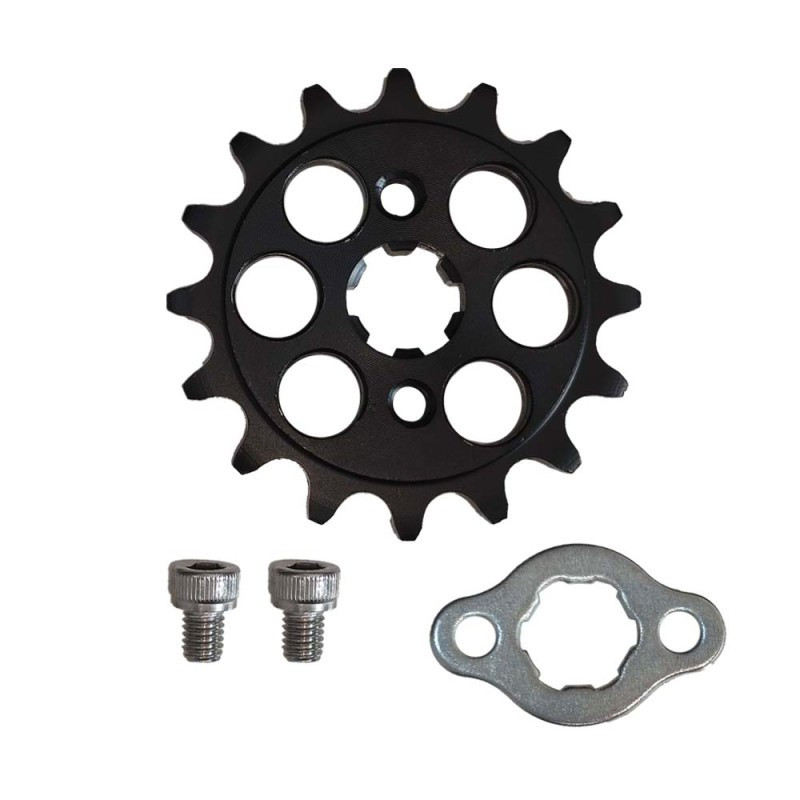 Piñón de Ataque MIR Paso 415 Eje 17 mm (13T–18T) – Transmisión Precisa para Pitbike Piñón de Ataque MIR Paso 415 Eje 17 mm (13T–18T) – Transmisión Precisa para Pitbike