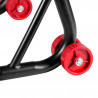 Caballete trasero diábolos TRACK | Soporte seguro para moto en paddock y taller Caballete trasero diábolos TRACK | Soporte seguro para moto en paddock y taller