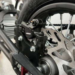 MINIMOTO ELECTRICA E-SX 48V 1600W 10/10 NARANJA FLUOR IMR MOTARD