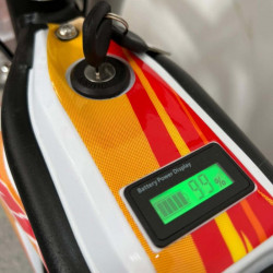 MINIMOTO ELECTRICA E-SX 48V 1600W 10/10 NARANJA FLUOR IMR MOTARD